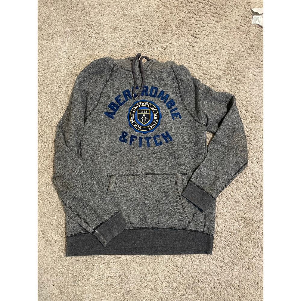 (Sold)vintage abercrombie and fitch grey hoodie